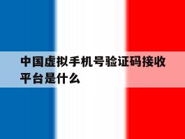 中国虚拟手机号验证码接收平台是什么