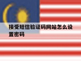 接受短信验证码网站怎么设置密码