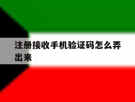 注册接收手机验证码怎么弄出来