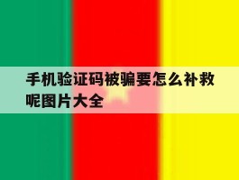 手机验证码被骗要怎么补救呢图片大全