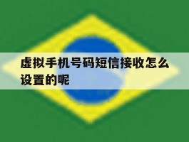 虚拟手机号码短信接收怎么设置的呢
