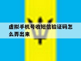 虚拟手机号收短信验证码怎么弄出来