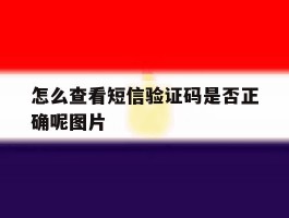 怎么查看短信验证码是否正确呢图片