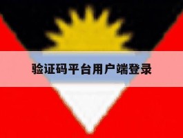 验证码平台用户端登录
