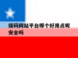 接码网站平台哪个好用点呢安全吗