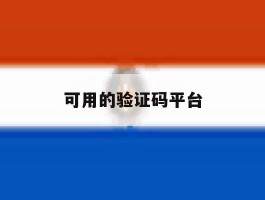 可用的验证码平台
