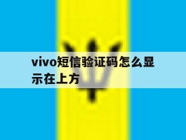 vivo短信验证码怎么显示在上方