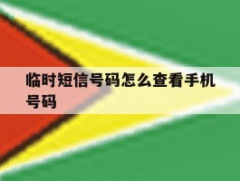 临时短信号码怎么查看手机号码