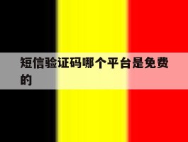 短信验证码哪个平台是免费的