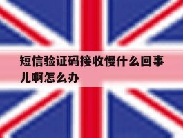 短信验证码接收慢什么回事儿啊怎么办