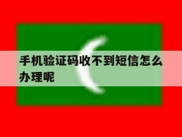 手机验证码收不到短信怎么办理呢