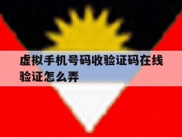 虚拟手机号码收验证码在线验证怎么弄