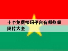 十个免费接码平台有哪些呢图片大全