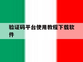 验证码平台使用教程下载软件