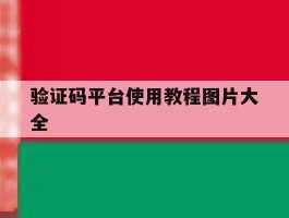 验证码平台使用教程图片大全