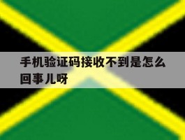 手机验证码接收不到是怎么回事儿呀