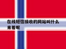在线短信接收的网站叫什么来着呢