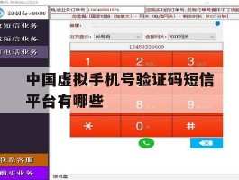 中国虚拟手机号验证码短信平台有哪些